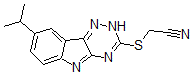 CAS#: 603947-19-9, [[8-(Isopropyl)-2H-1,2,4-Triazino[5,6-b]Indol-3-Yl]Thio]-Acetonitrile