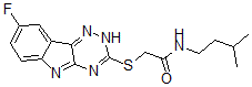 CAS 登录号：603948-07-8， 2-[(8-氟-2H-1,2,4-三嗪并[5,6-b]吲哚-3-基)硫代]-N-(3-甲基丁基)-乙酰胺