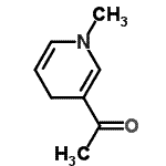 CAS 登录号：60397-05-9， 1-(1-甲基-4H-吡啶-3-基)乙酮
