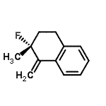 CAS 登录号：603985-51-9， (2R)-2-氟-2-甲基-1-亚甲基-1,2,3,4-四氢萘