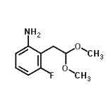 CAS 登录号：604010-36-8， 2-(2,2-二甲氧基乙基)-3-氟-苯胺