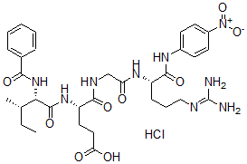 CAS#: 60457-00-3, N-Benzoyl-Ile-Glu-Gly-Arg 4-Nitroanilide Hydrochloride