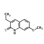 CAS#: 604754-98-5, 3-Ethyl-7-methoxy-2(1H)-quinolinethione