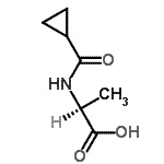 CAS 登录号：604790-79-6， (2S)-2-(环丙烷羰基氨基)丙酸