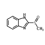 CAS 登录号：60525-14-6， 2-(甲基亚磺酰)-1H-苯并咪唑