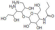 CAS 登录号：60534-69-2， 1,4-二氨基-1,4-二脱氧-3-O-(4-脱氧-4-丁酰基氨基-alpha-D-吡喃葡萄糖基)-D-山梨糖醇
