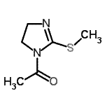CAS 登录号：60546-75-0， 1-[2-(甲硫基)-4,5-二氢-1H-咪唑-1-基]乙酮