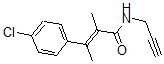 CAS 登录号：60548-39-2， 4-氯-alpha,beta-二甲基-N-(2-丙炔基)肉桂酰胺