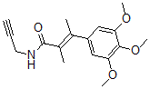 CAS 登录号：60548-42-7， alpha,beta-二甲基-N-(2-丙炔基)-3,4,5-三甲氧基肉桂酰胺