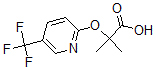 CAS#: 605680-62-4, 2-Methyl-2-[[5-(Trifluoromethyl)-2-Pyridinyl]Oxy]-Propanoic Acid