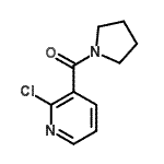 CAS#: 60597-68-4, (2-Chloro-3-Pyridinyl)(1-Pyrrolidinyl)Methanone