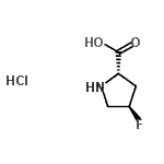 CAS 登录号：60604-36-6， (4R)-4-氟-L-脯氨酸盐酸盐(1:1)