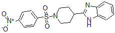 CAS 登录号：606081-99-6， 4-(1H-苯并咪唑-2-基)-1-[(4-硝基苯基)磺酰基]-哌啶