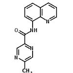 CAS 登录号：606096-88-2， 5-甲基-N-(8-喹啉基)-2-吡嗪甲酰胺