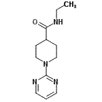 CAS 登录号：606104-91-0， N-乙基-1-(2-嘧啶基)-4-哌啶甲酰胺