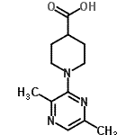 CAS 登录号：606106-86-9， 1-(3,6-二甲基-2-吡嗪基)-4-哌啶羧酸