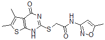 CAS#: 606108-26-3, 2-[(1,4-Dihydro-5,6-Dimethyl-4-Oxothieno[2,3-d]Pyrimidin-2-Yl)Thio]-N-(5-Methyl-3-Isoxazolyl)-Acetamide