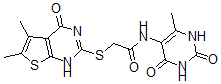 CAS#: 606108-84-3, 2-[(1,4-Dihydro-5,6-Dimethyl-4-Oxothieno[2,3-d]Pyrimidin-2-Yl)Thio]-N-(1,2,3,4-Tetrahydro-6-Methyl-2,4-Dioxo-Pyrimidin-5-Yl)-Acetamide