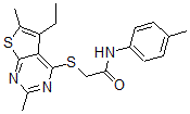 CAS#: 606113-44-4, 2-[(5-Ethyl-2,6-Dimethylthieno[2,3-d]Pyrimidin-4-Yl)Thio]-N-(4-Methylphenyl)-Acetamide