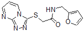 CAS 登录号：606121-49-7， N-(呋喃-2-基甲基)-2-(1,2,4-三唑并[4,3-a]嘧啶-3-基硫代)-乙酰胺
