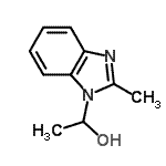 CAS 登录号：60636-59-1， 1-(2-甲基-1H-苯并咪唑-1-基)乙醇