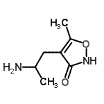 CAS#: 60636-73-9, 4-(2-Aminopropyl)-5-Methyl-1,2-Oxazol-3(2H)-One