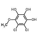 CAS#: 606491-85-4, 4,5-Dichloro-6-methoxy-1,2,3-benzenetriol