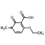 CAS 登录号：606492-97-1， 4-乙氧基-1-甲基-2-氧代-1,2-二氢-3-吡啶羧酸
