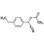 CAS 登录号：606494-63-7， 氰基(4-乙基苯基)甲基乙酸酯