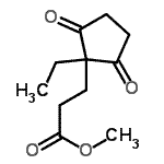 CAS 登录号：606494-69-3， 甲基3-(1-乙基-2,5-二氧代环戊基)丙酸酯