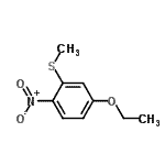 CAS 登录号：60658-35-7， 4-乙氧基-2-(甲硫基)-1-硝基苯
