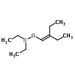 CAS 登录号：60671-96-7， 2-乙基-1-丁烯-1-基二乙基硼酸酯