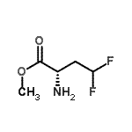 CAS#: 607403-55-4, Methyl (2S)-2-amino-4,4-difluorobutanoate