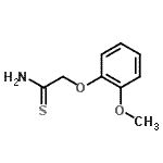 CAS 登录号：60759-06-0， 2-(2-甲氧基苯氧基)硫代乙酰胺