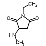 CAS 登录号：607692-32-0， 1-乙基-3-(甲基氨基)-1H-吡咯-2,5-二酮