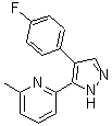 CAS 登录号：607738-00-1， 2-[4-(4-氟苯基)-1H-吡唑-5-基]-6-甲基吡啶
