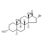 CAS#: 60802-13-3, (3alpha,5alpha,16alpha)-16-Bromo-3-Hydroxyandrostan-17-One