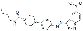 CAS#: 60809-93-0, 2-[Ethyl[4-[(5-Nitro-2,1-Benzisothiazol-3-Yl)Azo]Phenyl]Amino]Ethyl Butylcarbamate