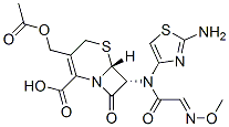 CAS 登录号：60846-21-1， (6R,7R)-3-(乙酰氧基甲基)-8-氧代-7-[(2-氨基-4-噻唑基)(甲氧基亚胺)乙酰氨基]-5-硫杂-1-氮杂双环[4.2.0]辛-2-烯-2-羧酸