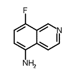 CAS#: 608515-47-5, 8-Fluoro-5-isoquinolinamine