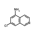 CAS#: 608515-70-4, 7-Chloro-5-isoquinolinamine