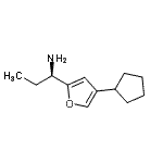 CAS#: 608537-92-4, (1R)-1-(4-Cyclopentyl-2-furyl)-1-propanamine