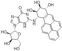 CAS#: 60872-70-0, N(2)-(7,8,9,10-Tetrahydro-7,8,9-Trihydroxybenzo(a)Pyren-10-Yl)Guanine