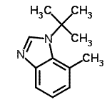 CAS#: 60915-21-1, 7-Methyl-1-(2-Methyl-2-Propanyl)-1H-Benzimidazole