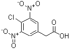 CAS 登录号：6093-34-1， (4-氯-3,5-二硝基苯基)乙酸
