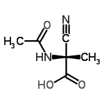 CAS 登录号：609346-36-3， (2R)-2-乙酰氨基-2-氰基丙烷酸