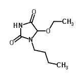 CAS 登录号：609843-50-7， 1-丁基-5-乙氧基-2,4-咪唑烷二酮