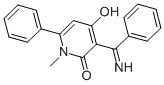 CAS#: 60986-58-5, 4-Hydroxy-3-(alpha-Iminobenzyl)-1-Methyl-6-Phenylpyridin-2(1H)-One