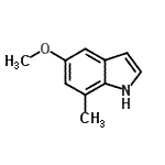 CAS#: 61019-05-4, 5-Methoxy-7-Methyl-1H-Indole