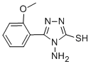 CAS 登录号：61019-26-9， 4-氨基-5-(2-甲氧基苯基)-2H-1,2,4-三唑-3-硫酮